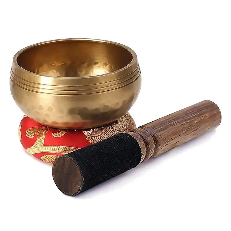 Tigela Tibetana Dourada